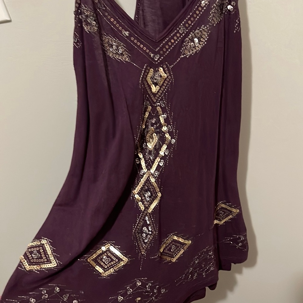 Express purple tank
